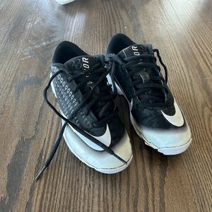 Nike Black and White Cleats